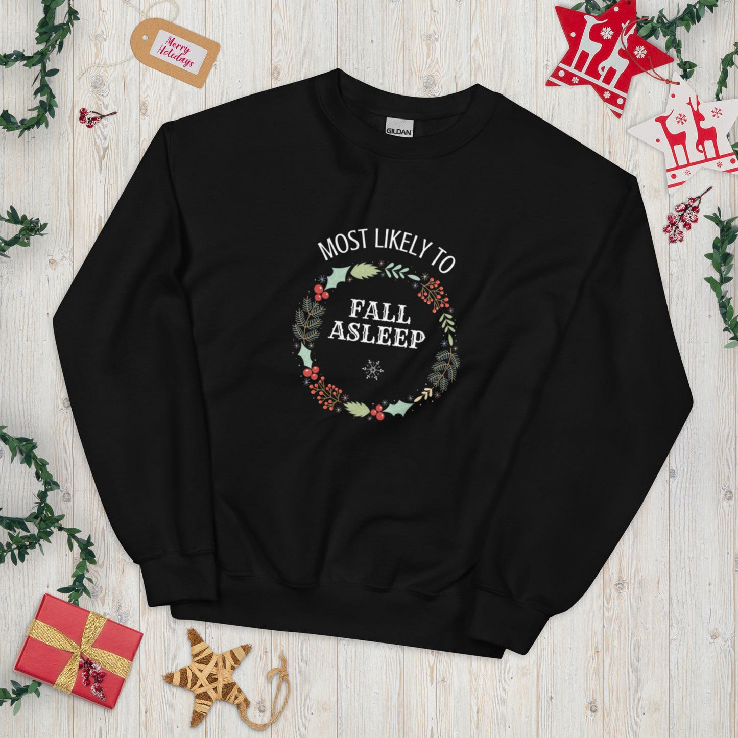 MLT Fall Asleep | Holiday Sweatshirt